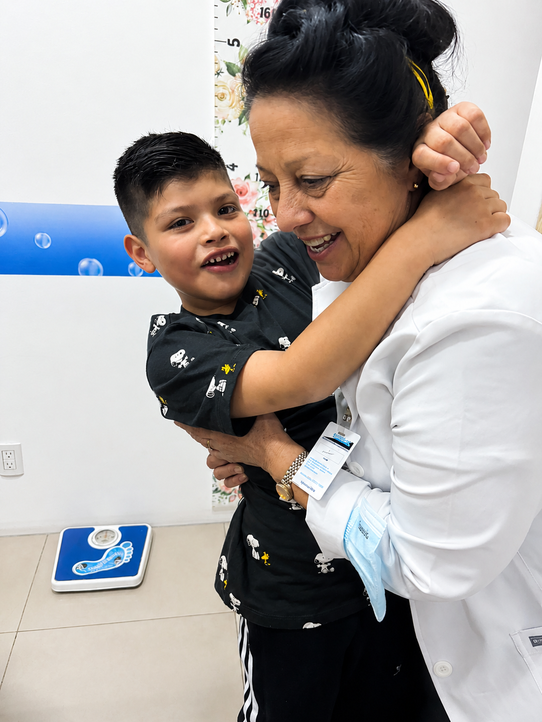 Paciente con la doctora